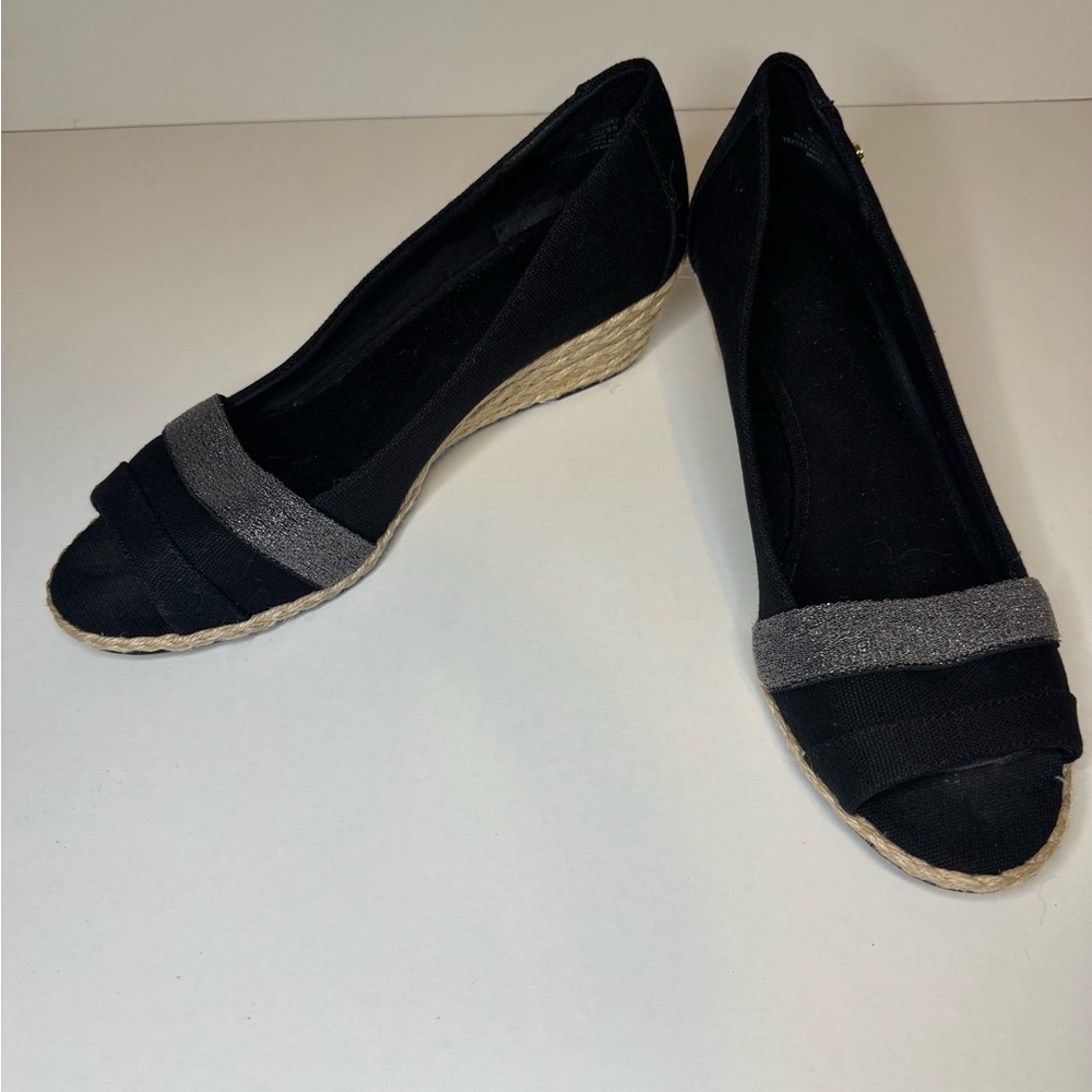 Aubrey Lynn Wedge Heel Canvas Size 7.5